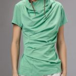 rosttya shirt 001 mint 03 drape detail